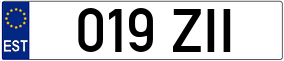 Truck License Plate